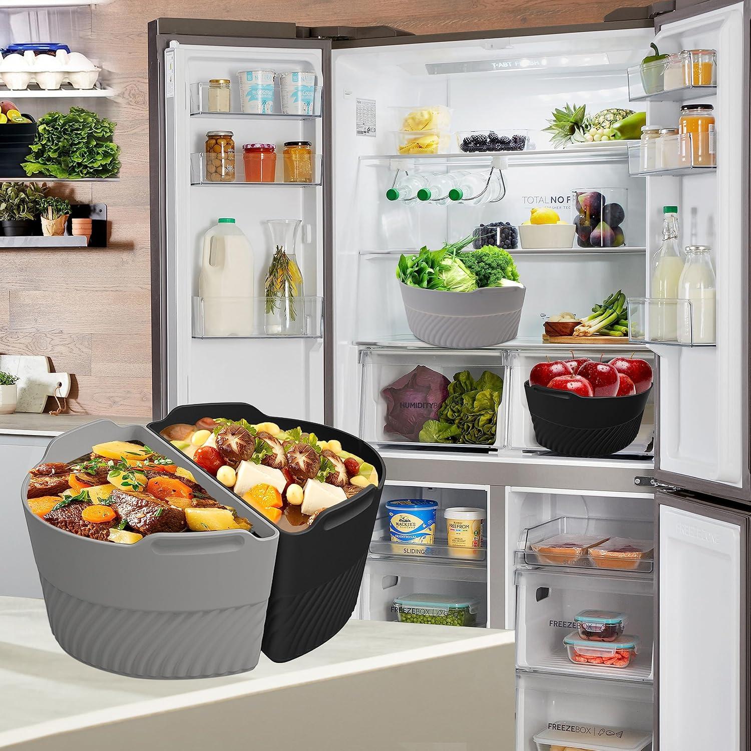 Forros de Silicona TAYDOIBAN para Olla de Cocción Lenta 6-8 QT