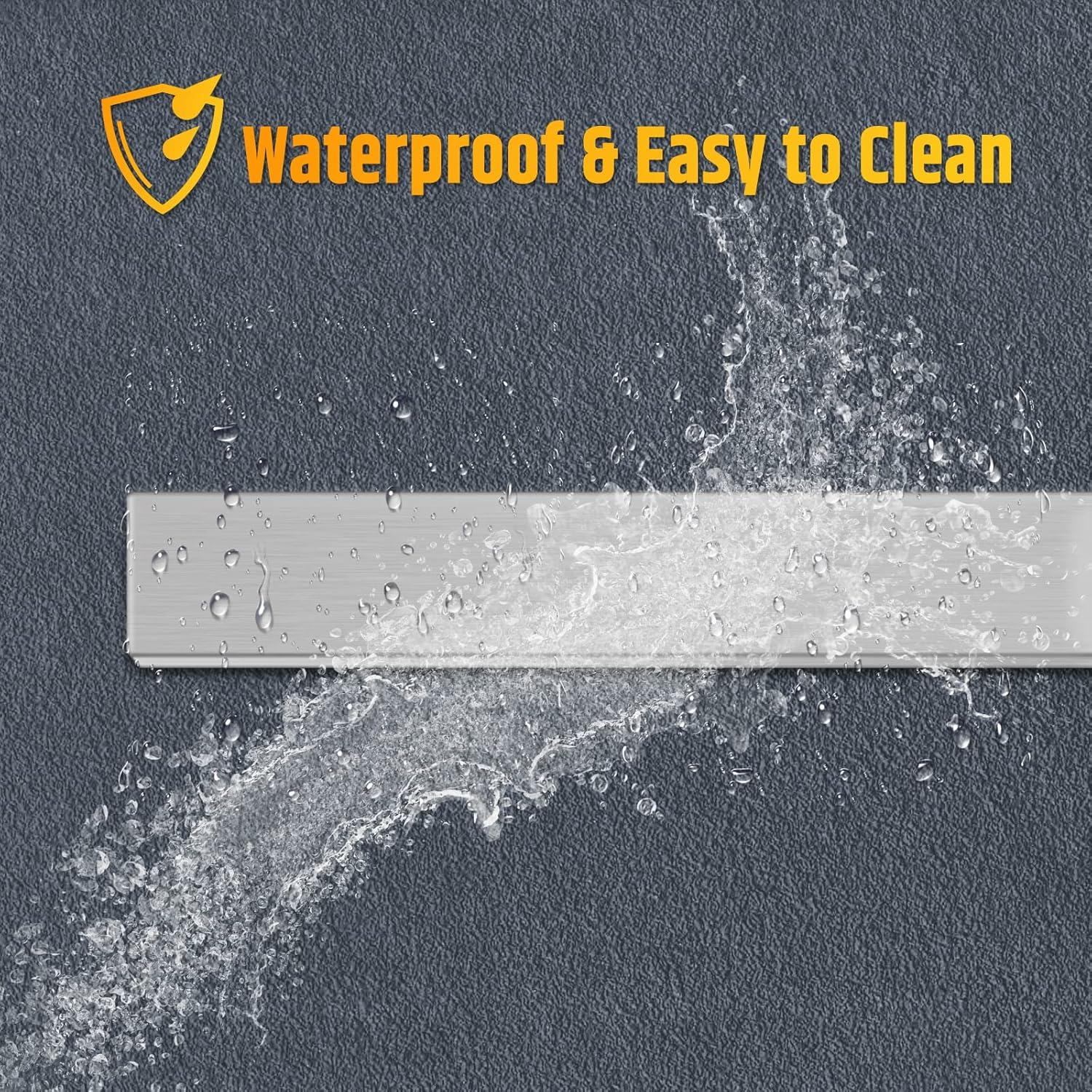 Soporte Magnético para Cuchillos LERJU 30cm Acero Inoxidable Plata