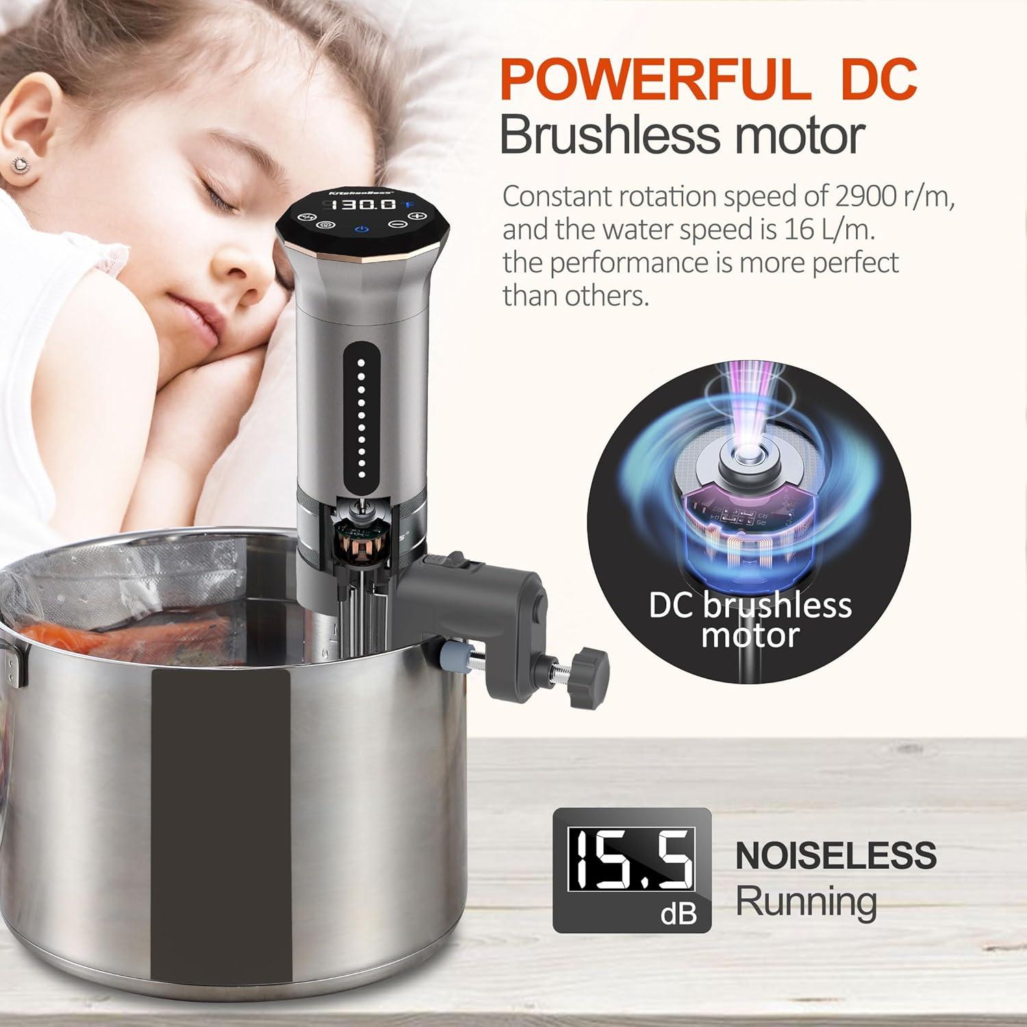 Máquina Sous Vide KitchenBoss G300 - Circulador Térmico 1100W