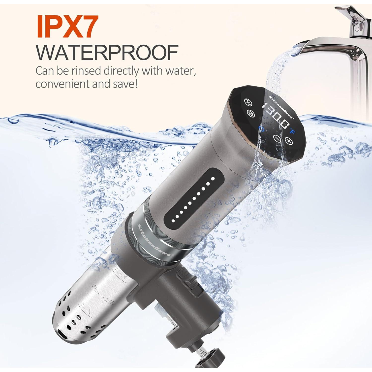 Máquina Sous Vide KitchenBoss G300 - Circulador Térmico 1100W