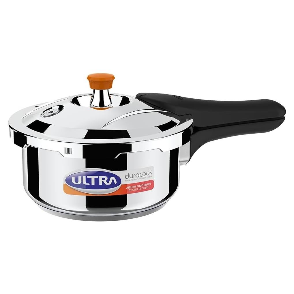 Olla a Presión ULTRA de Acero Inoxidable 2L con Tapa Exterior