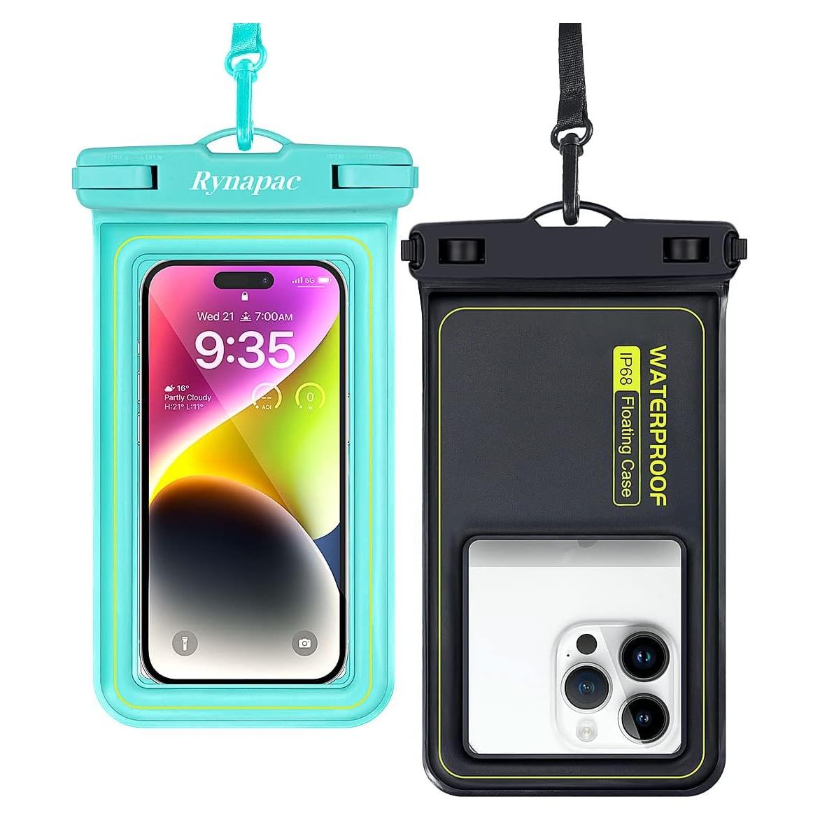 Funda Impermeable Flotante Rynapac para iPhone y Galaxy