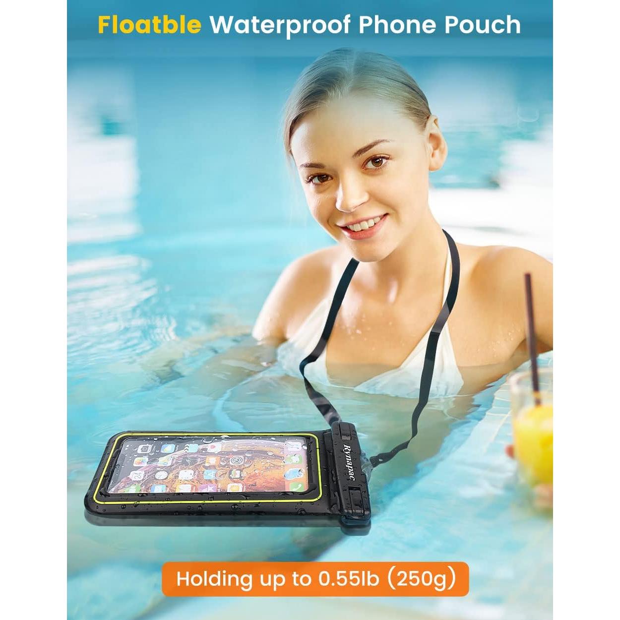 Funda Impermeable Flotante Rynapac para iPhone y Galaxy