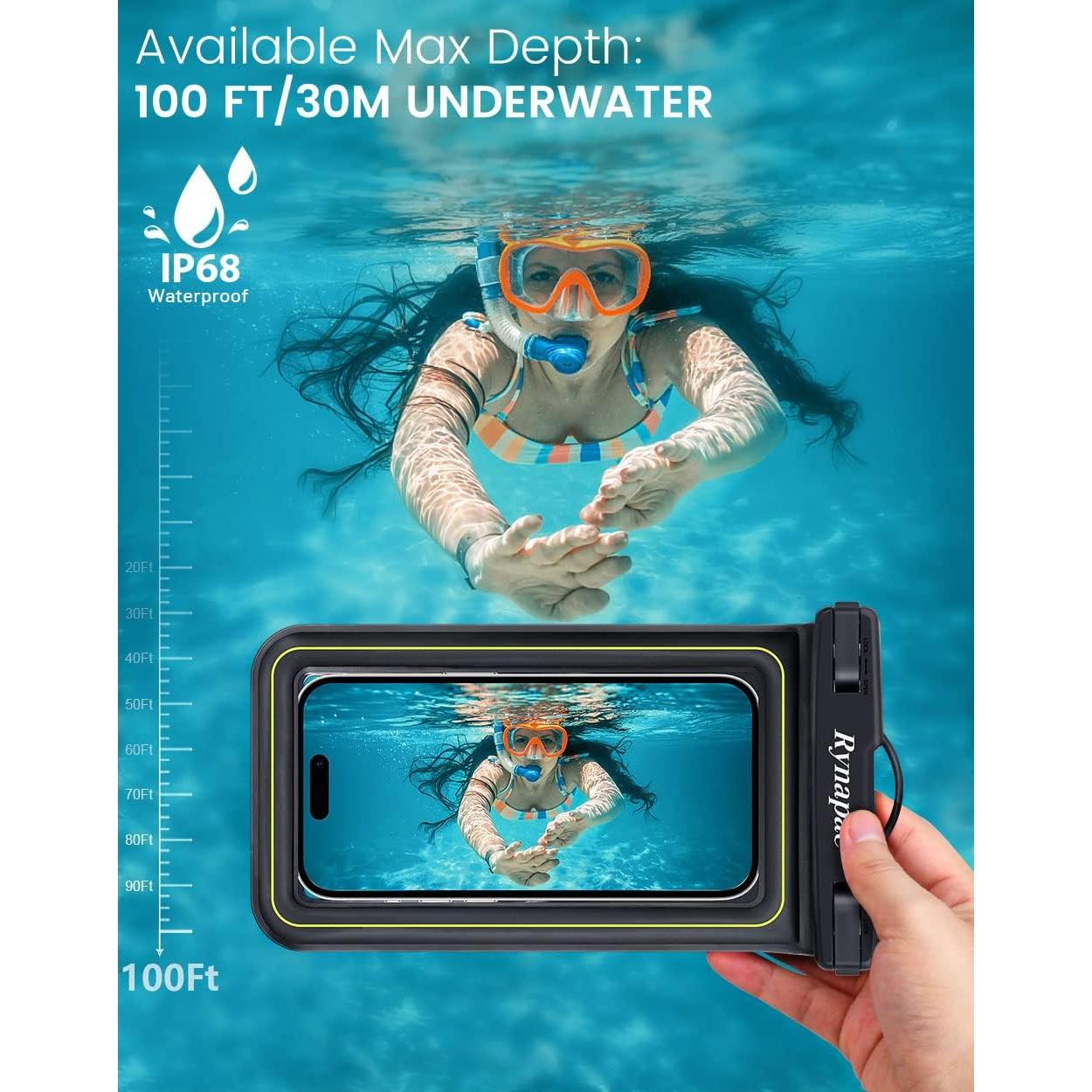 Funda Impermeable Flotante Rynapac para iPhone y Galaxy