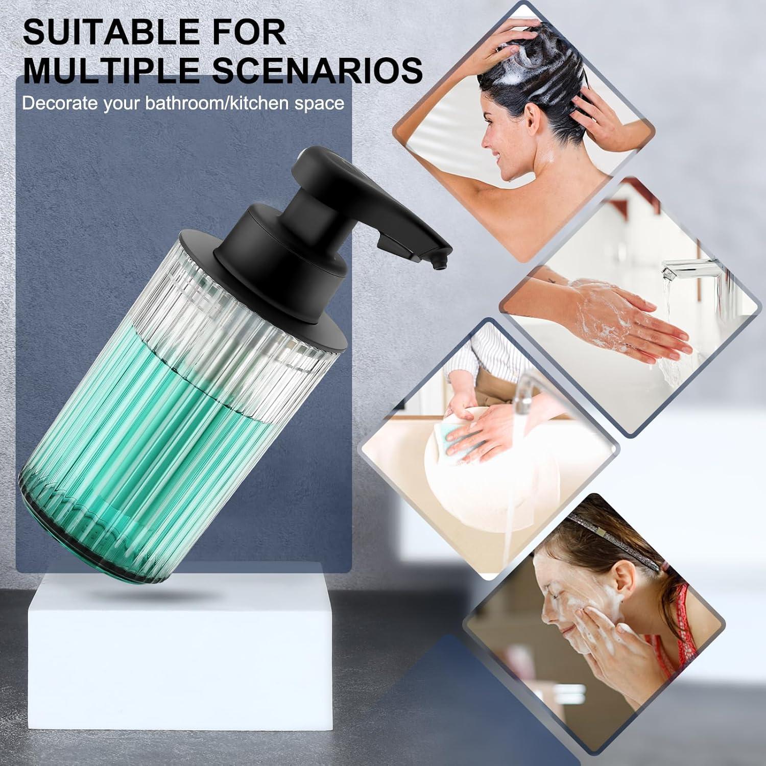 Dispensador Automático de Jabón Espumoso Phneems 260ml Negro