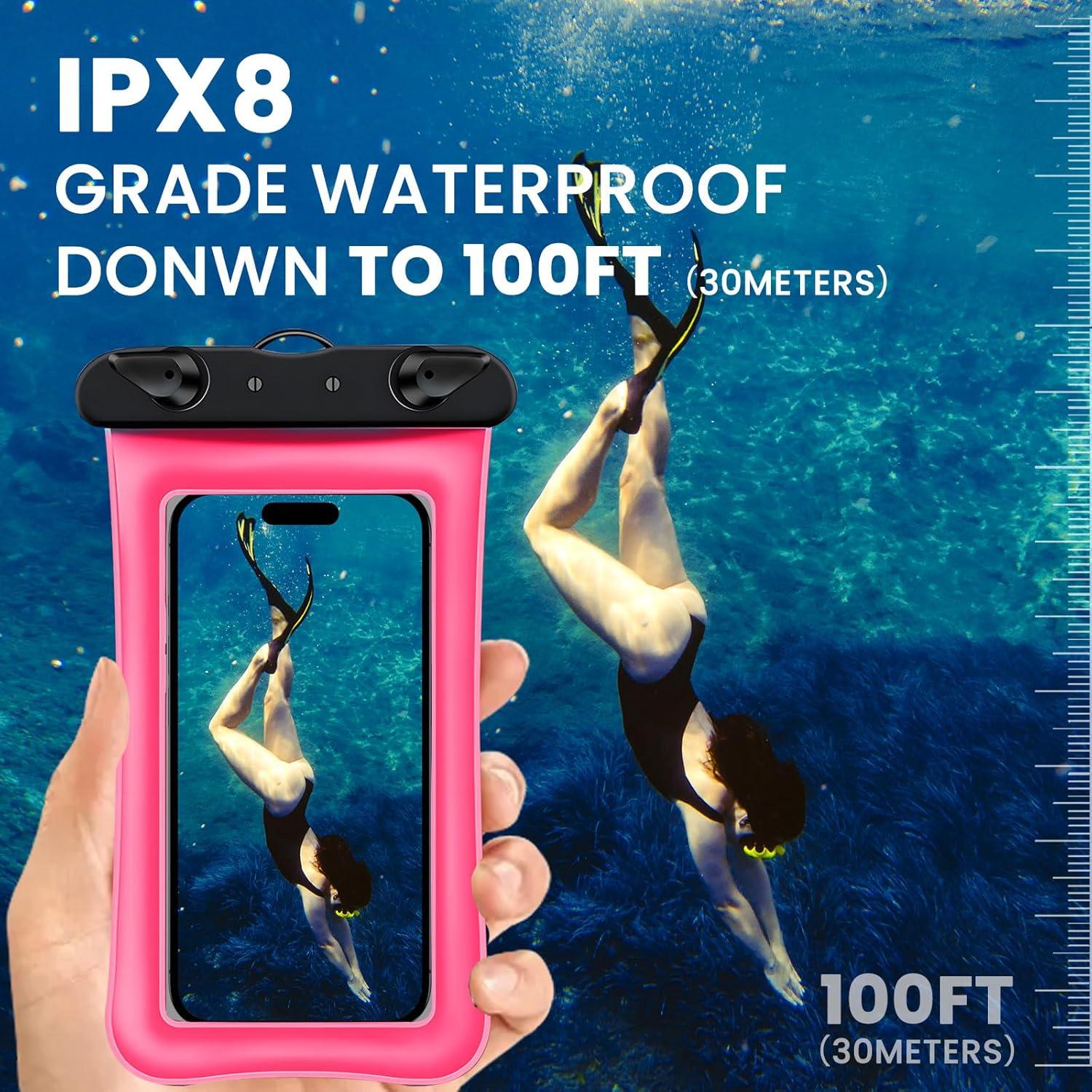 Funda Flotante Impermeable AXIIJGL para Smartphones 7.2"