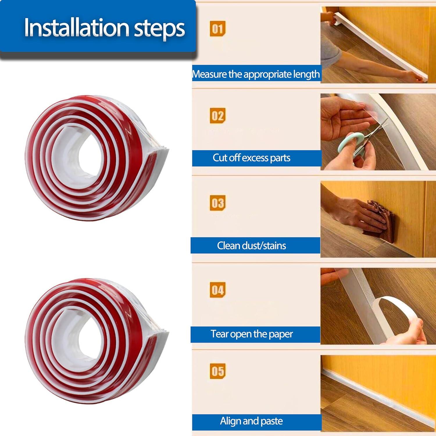 Tapón Aislante de Corrientes de Aire MCOTOP 2 Unidades Blanco