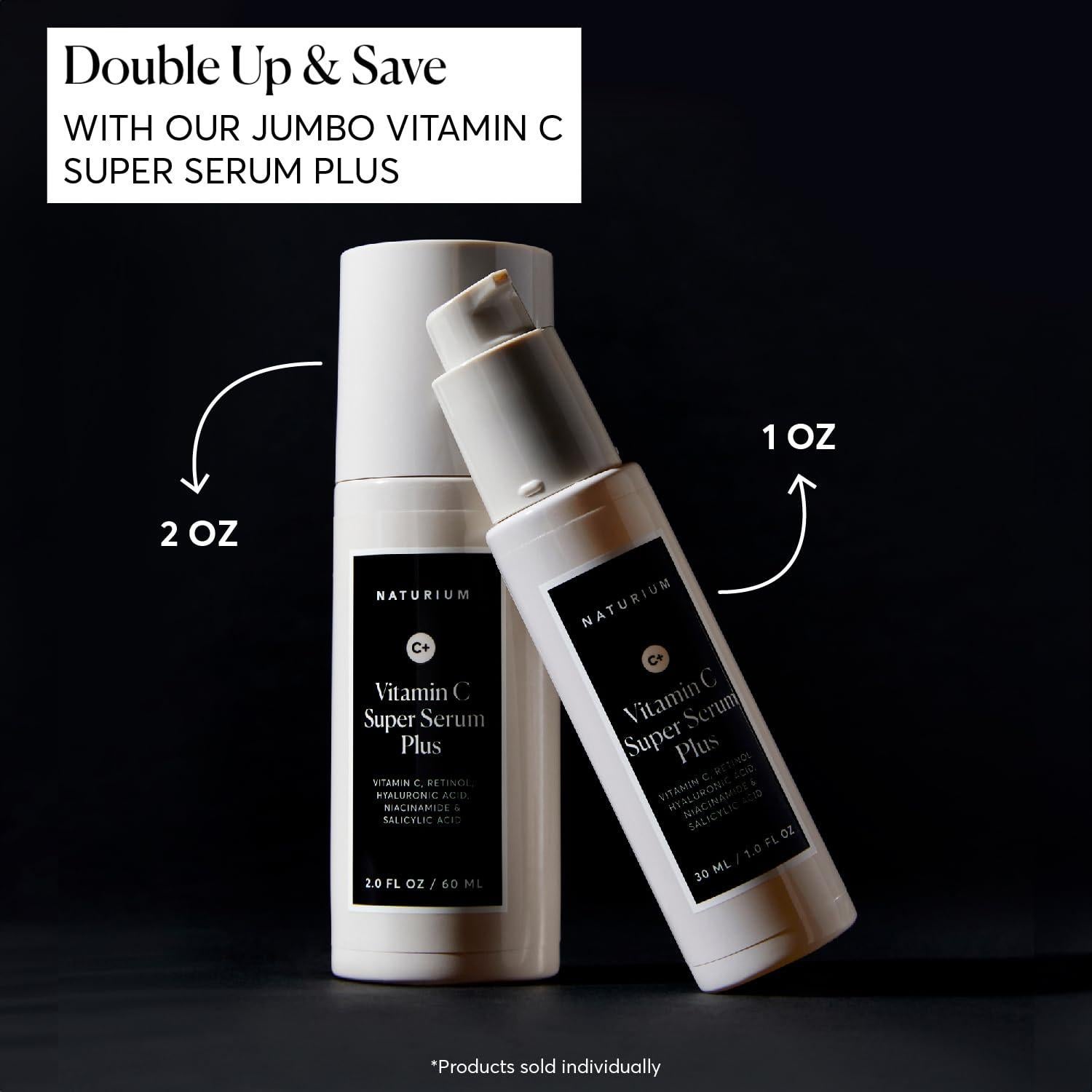 Suero Facial Naturium 28.35 g - Vitamina C, Retinol, Ácido Hialurónico