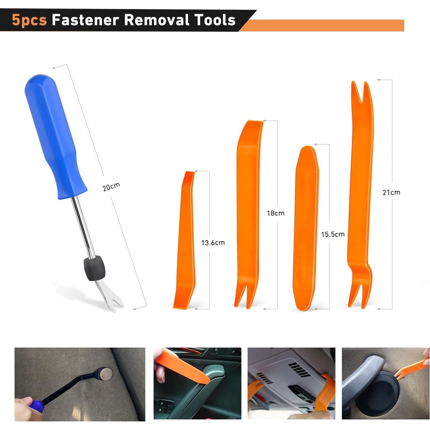 Kit de Clips de Retención GOOACC 1295 Piezas para Automóviles