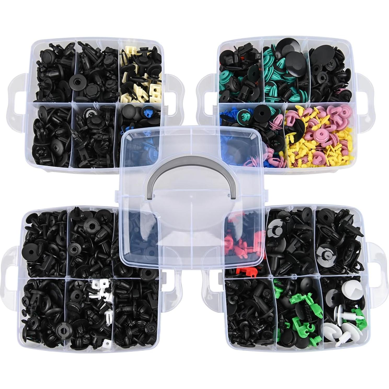 Kit de Clips de Retención GOOACC 1295 Piezas para Automóviles