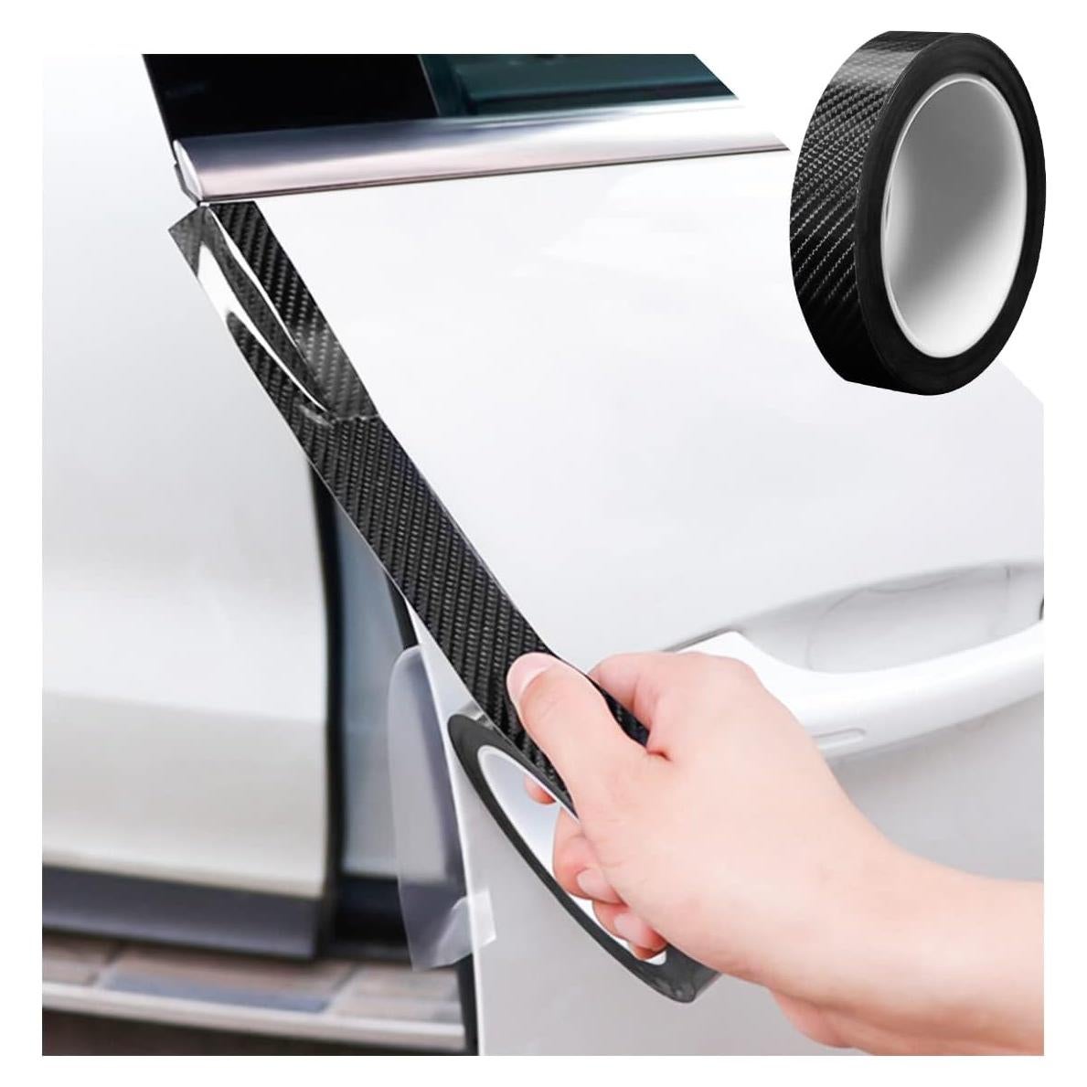 Protector de Bordes de Puerta de Coche BLAU GRUN 5D Negro 3.05x500.5cm