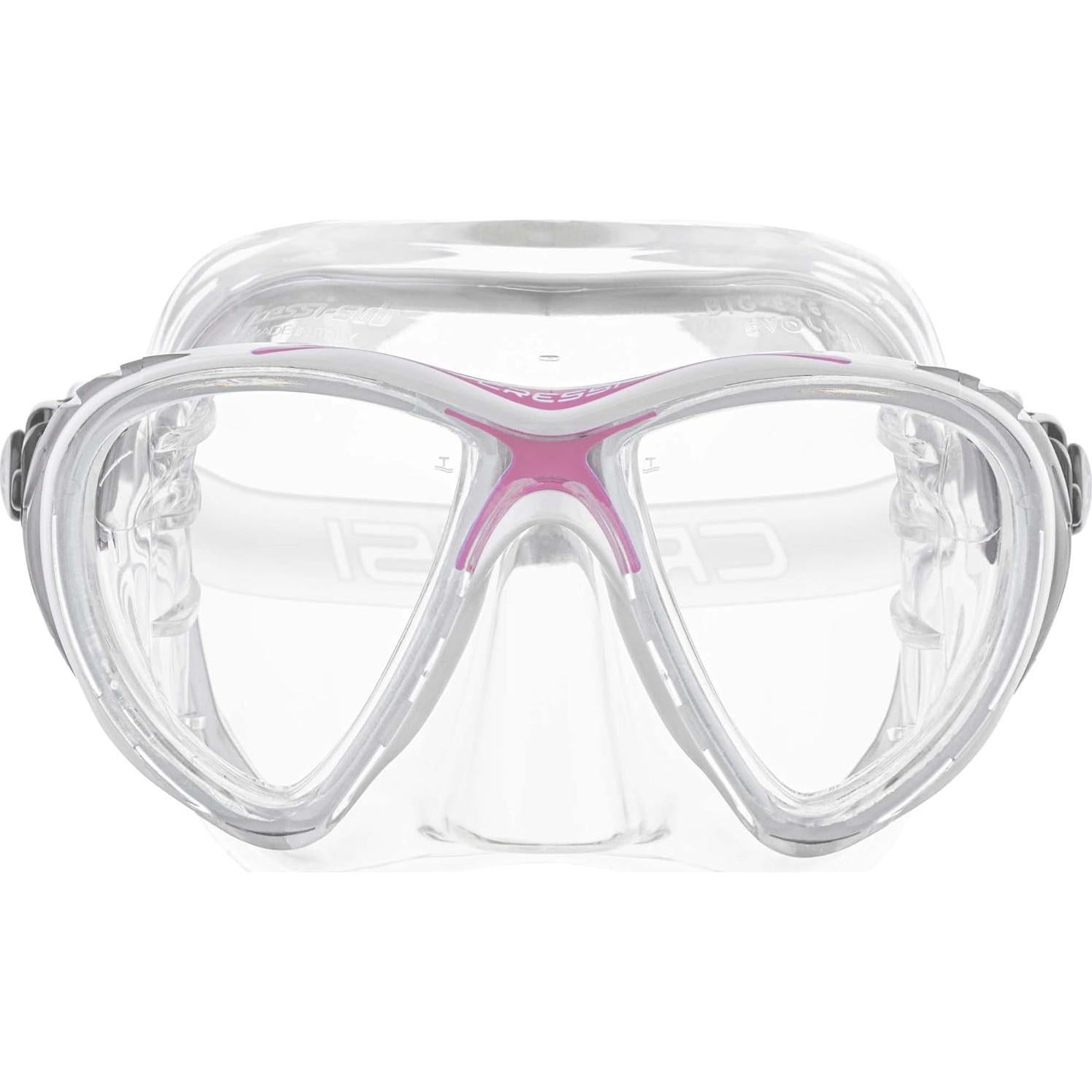 Cressi Máscara de Buceo Big Eyes Evolution Crystal - Unisex