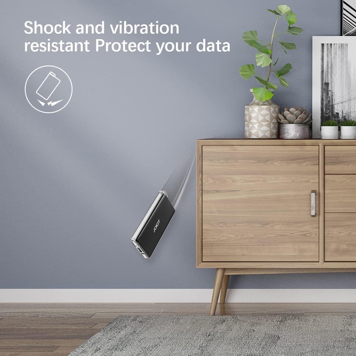 SSD Externa Portátil JOIOT 500GB USB 3.1 Tipo C Rápido