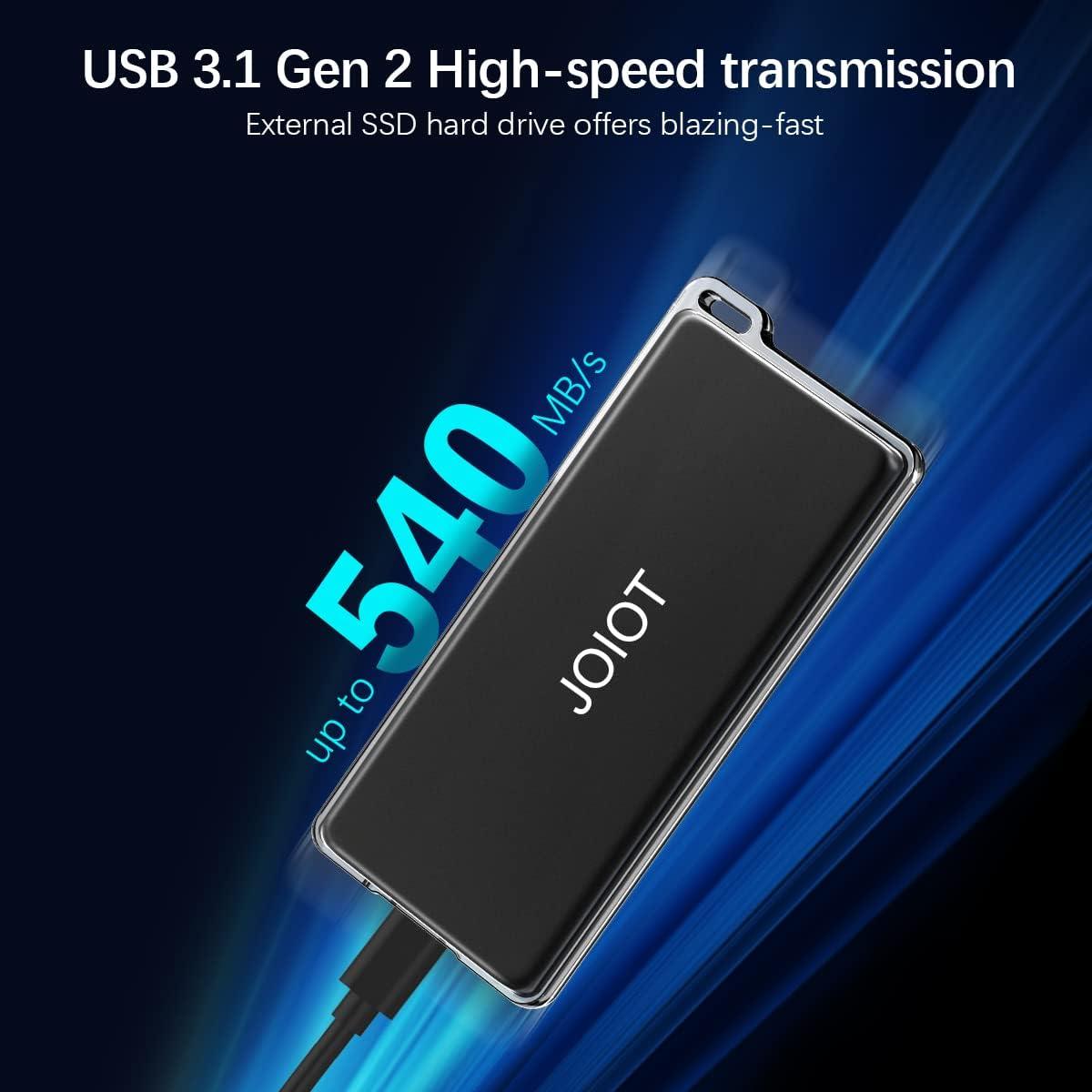 SSD Externo Portátil JOIOT 1TB USB 3.1 Alta Velocidad