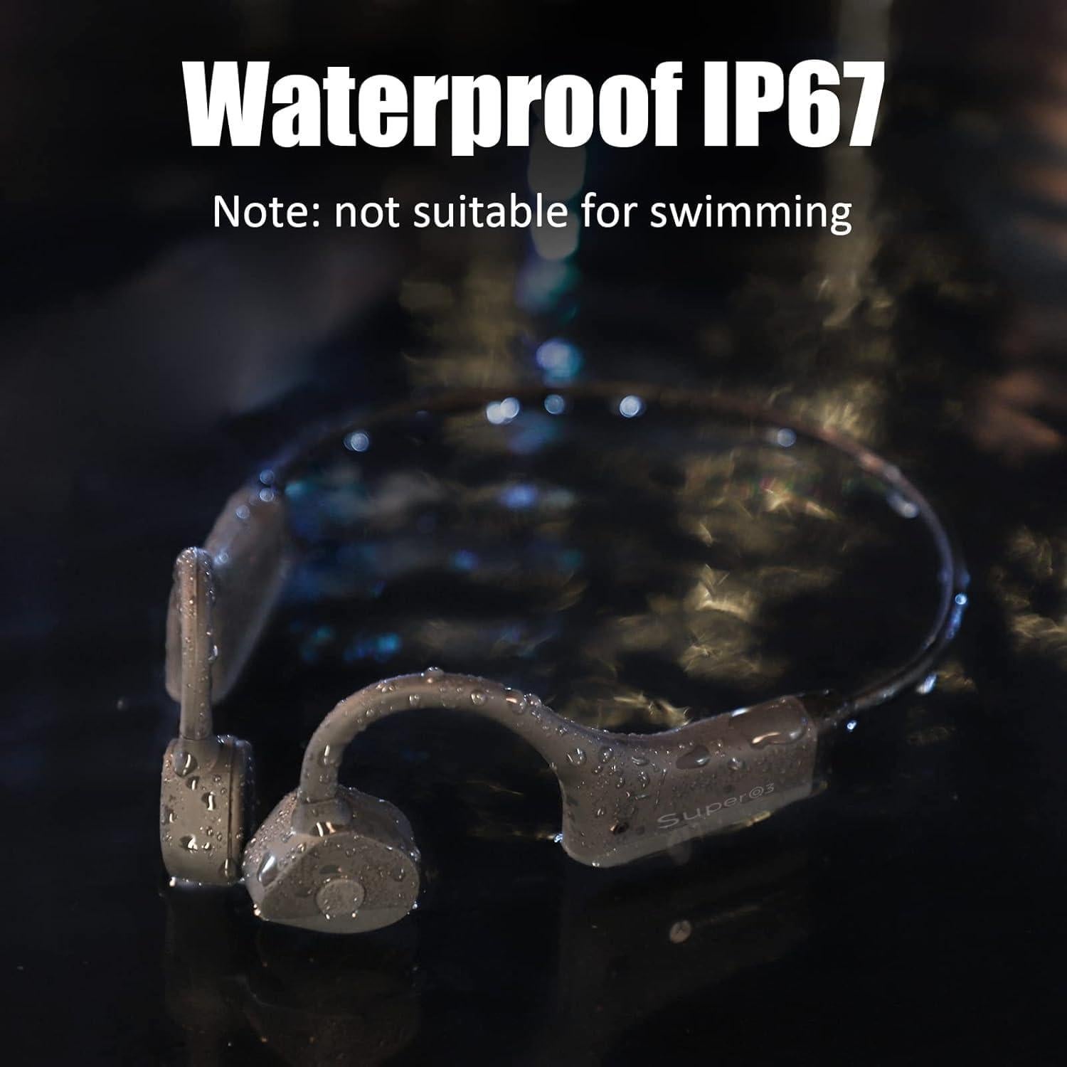 Auriculares de Conducción Ósea Bluetooth 5.2 SuperQ3 Impermeables