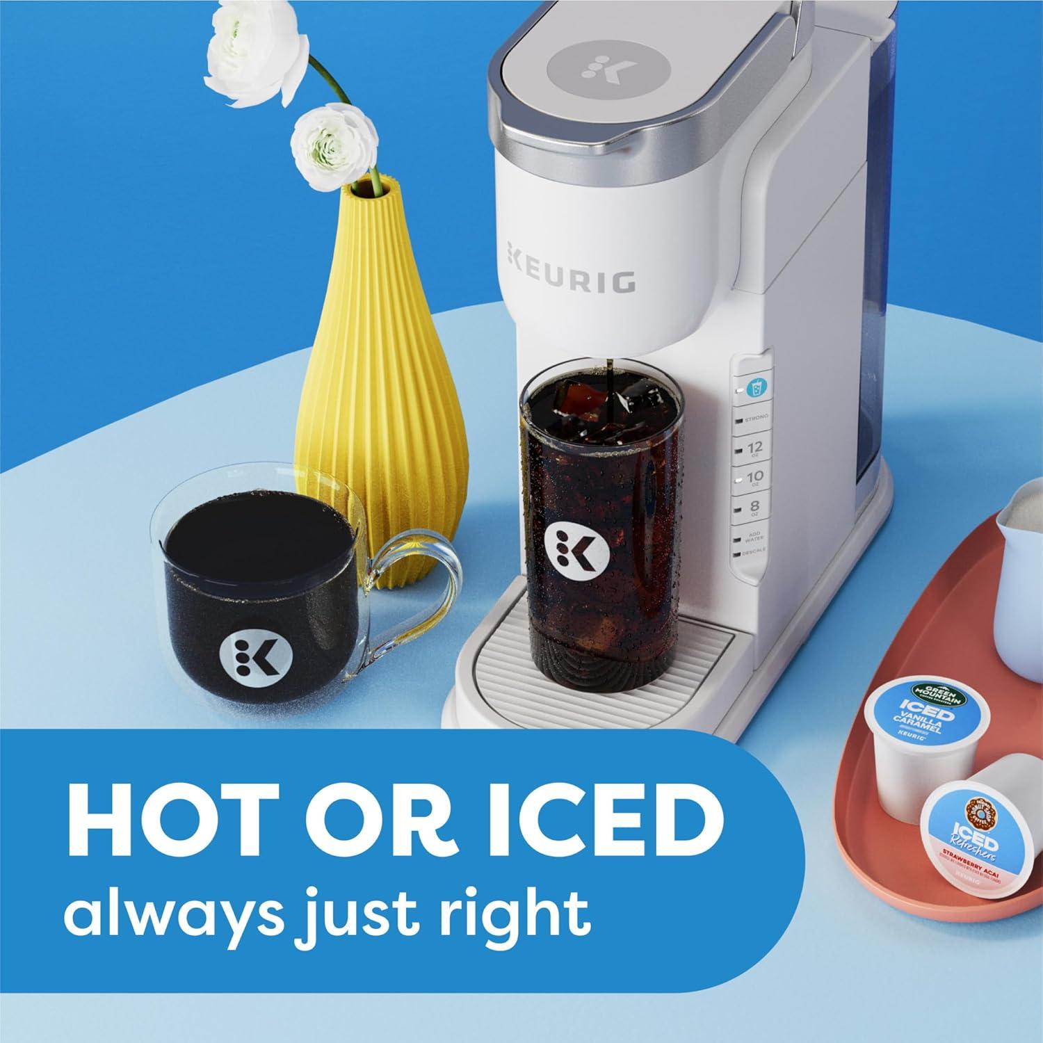 Cafetera Keurig K-Iced Gris, Prepara Café Helado y Caliente
