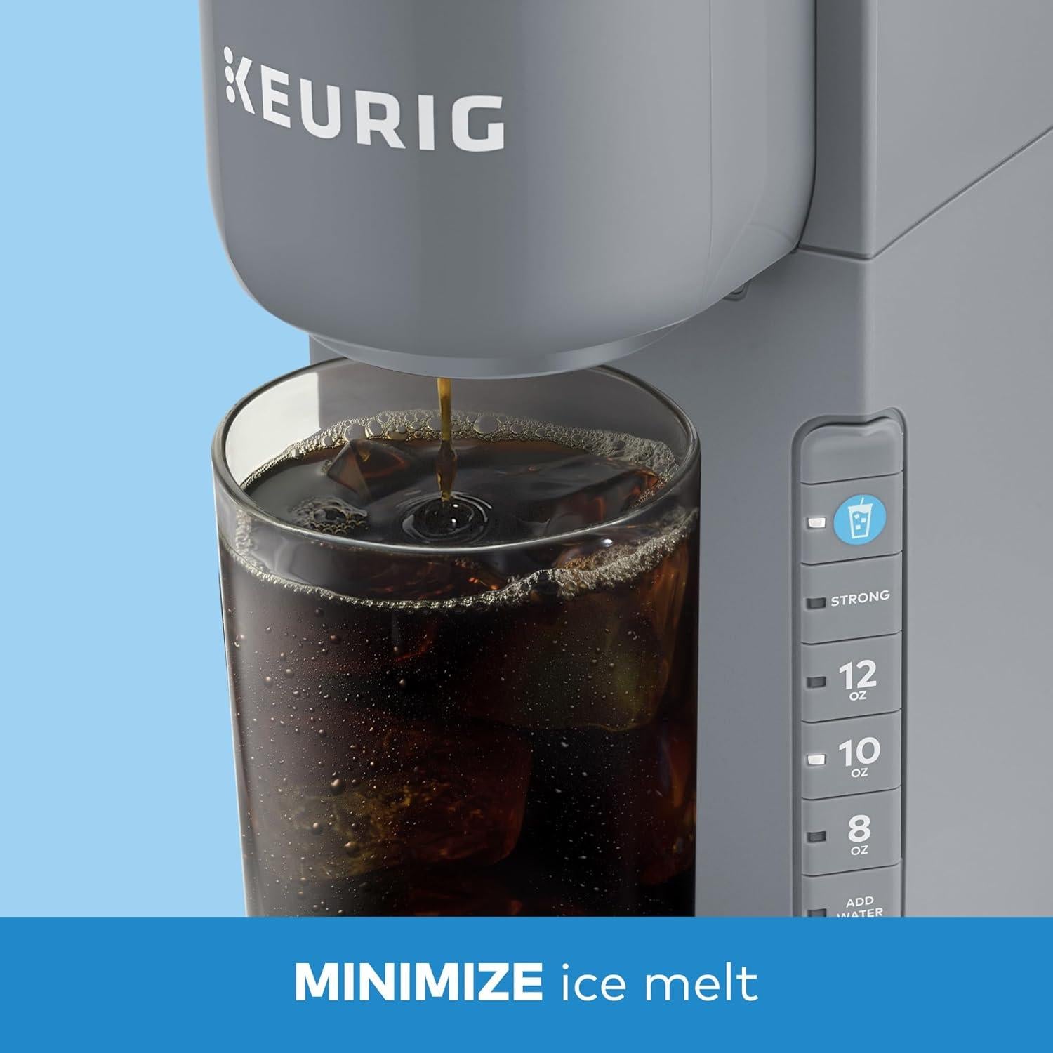 Cafetera Keurig K-Iced Gris, Prepara Café Helado y Caliente