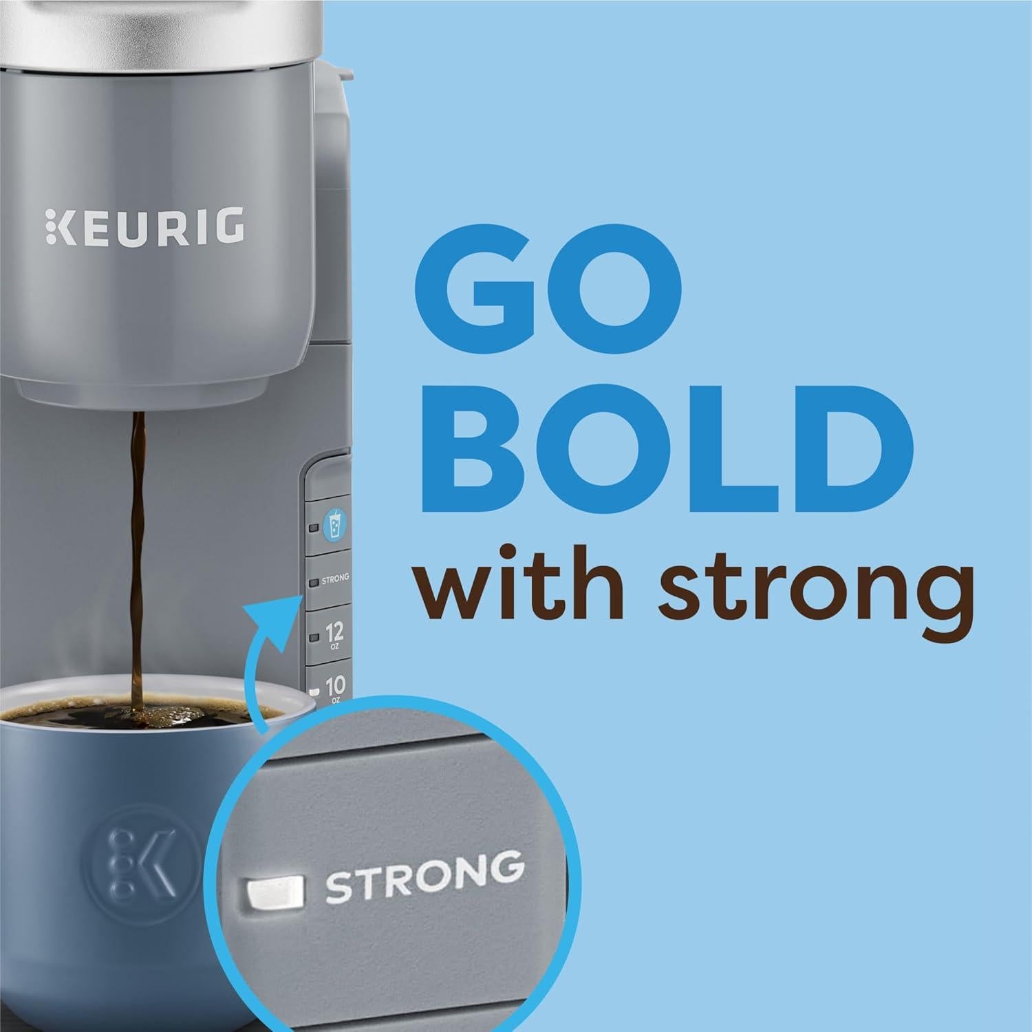 Cafetera Keurig K-Iced Gris, Prepara Café Helado y Caliente
