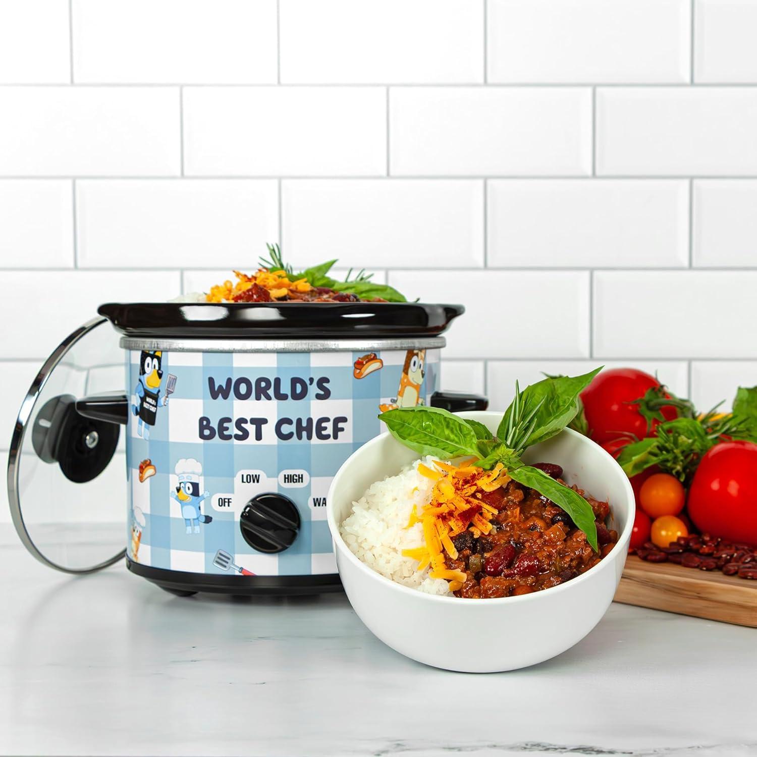 Olla de Cocción Lenta Uncanny Brands Bluey 1.81kg Cerámica