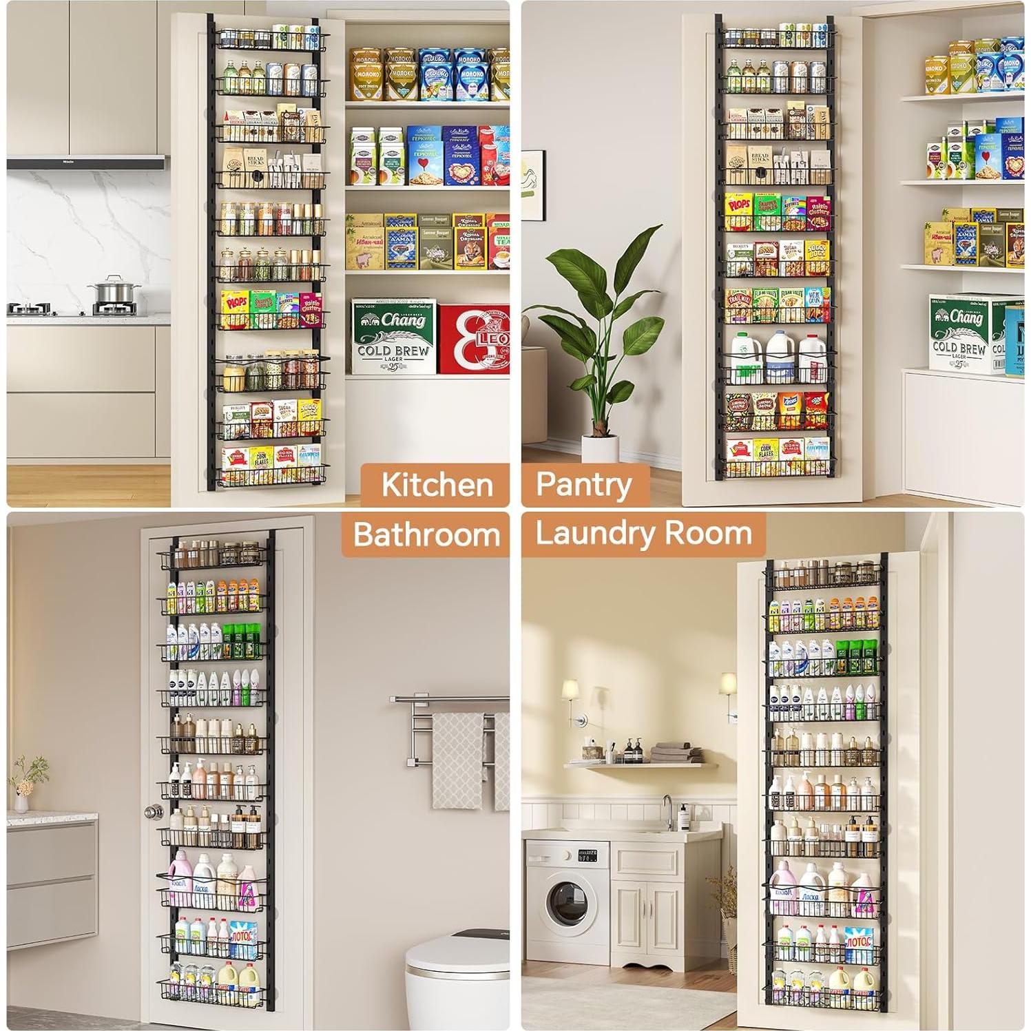 Organizador de despensa MIAOLI 10 niveles ajustable negro