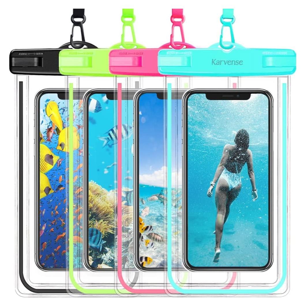 Funda Impermeable Karvense 4 Pzs para Teléfono 6.9"