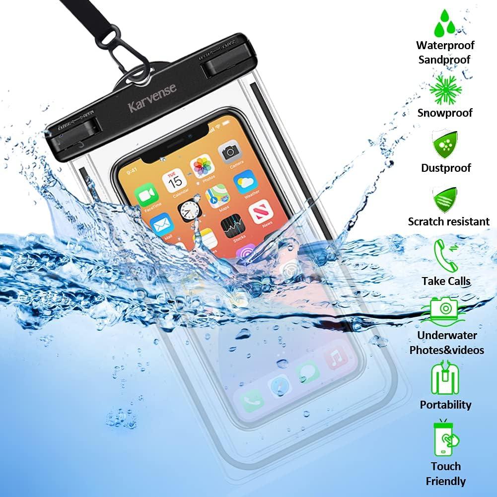Funda Impermeable Karvense 4 Pzs para Teléfono 6.9"