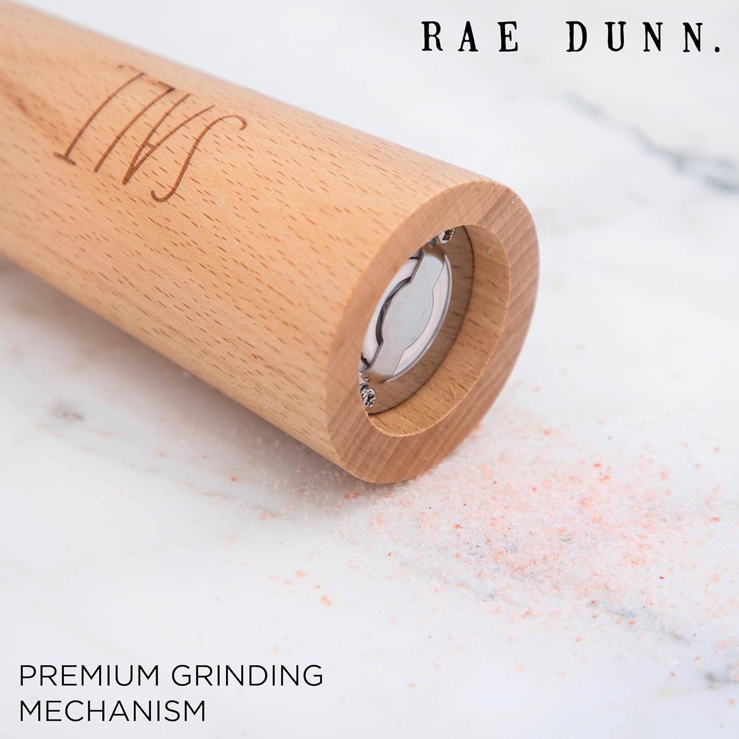 Juego de Molinillos de Sal y Pimienta Rae Dunn - Bambú Azul