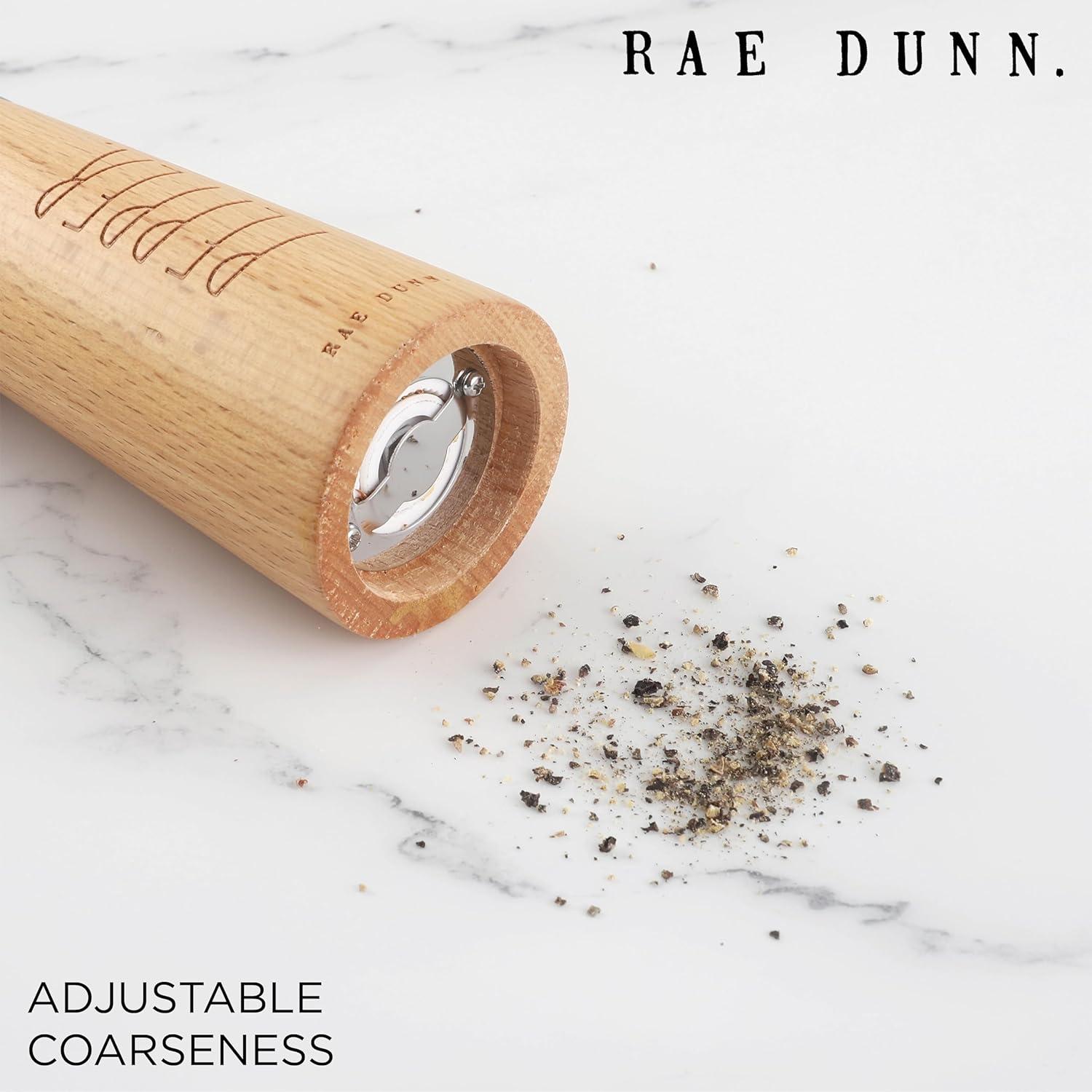 Juego de Molinillos de Sal y Pimienta Rae Dunn - Bambú Azul