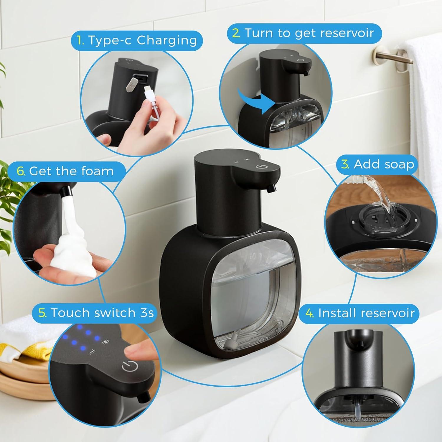 Dispensador Automático de Jabón Espumoso DODO MEKIA 500ml