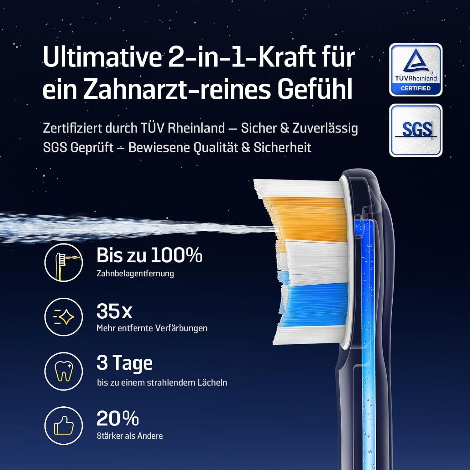 Cepillo de dientes eléctrico Soocas NEOS II con irrigador