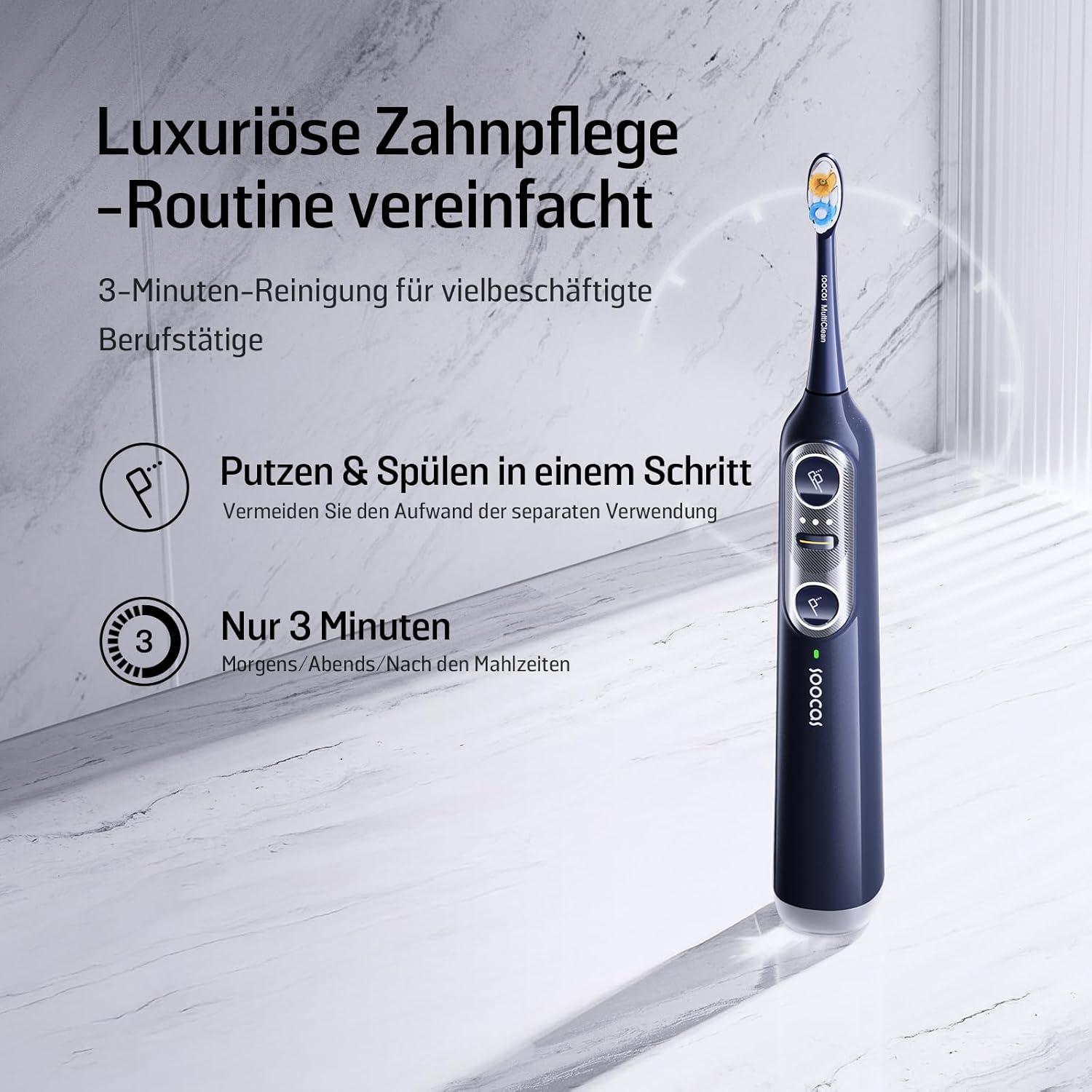 Cepillo de dientes eléctrico Soocas NEOS II con irrigador