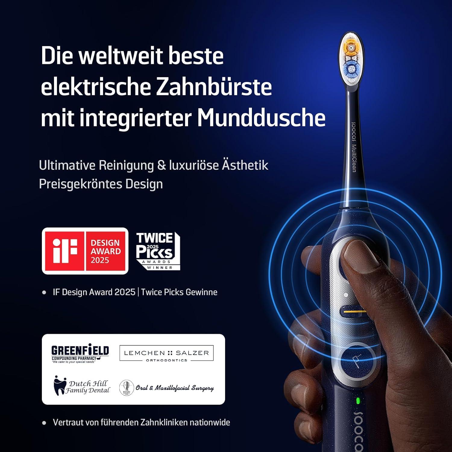 Cepillo de dientes eléctrico Soocas NEOS II con irrigador