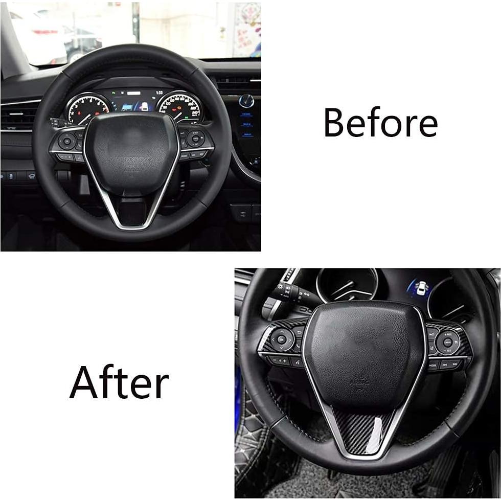 3 Piezas Cubierta Botón Volante ABS Toyota Camry/Avolon 2018-2024