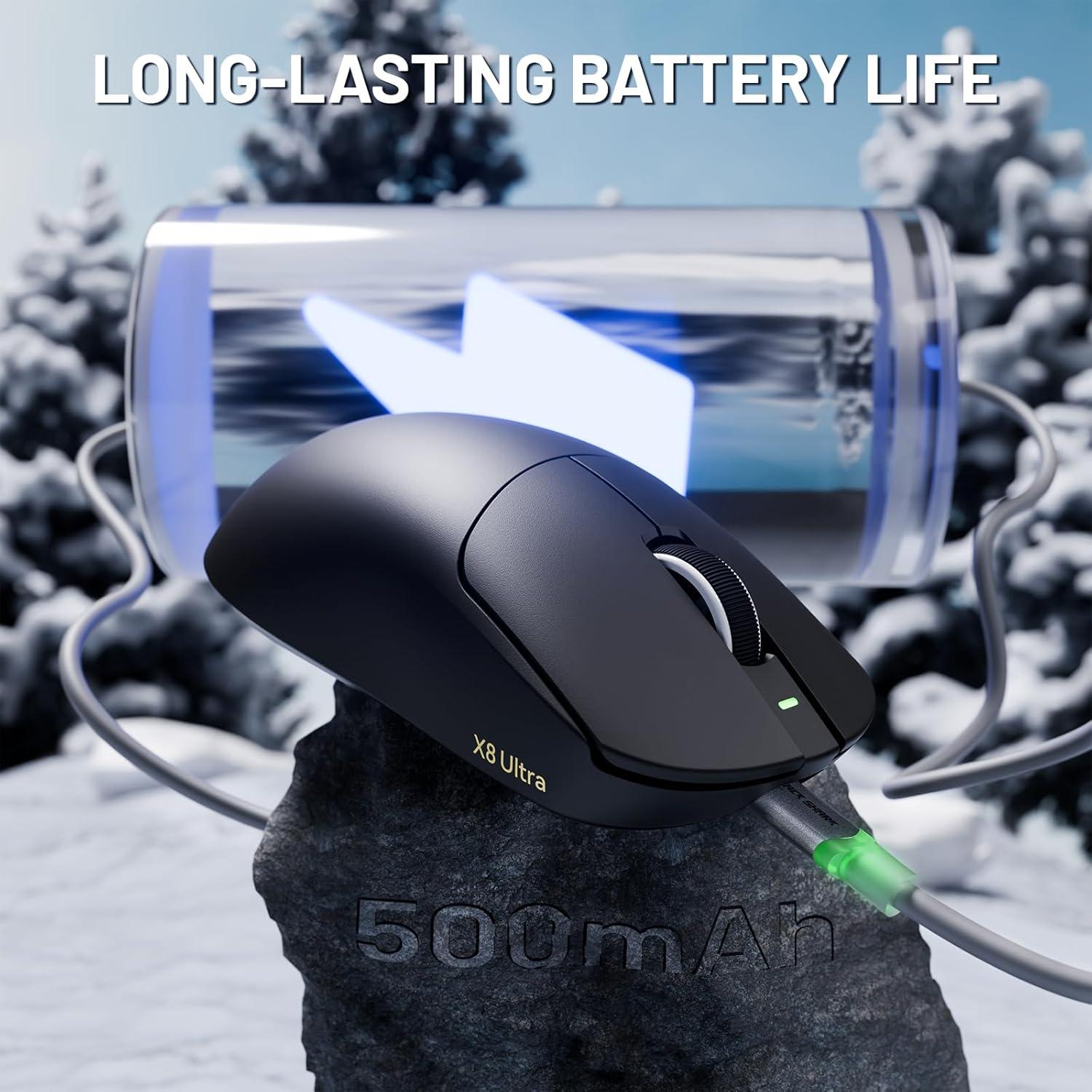 Ratón Gaming Inalámbrico Attack Shark X8 Ultra 42000 DPI