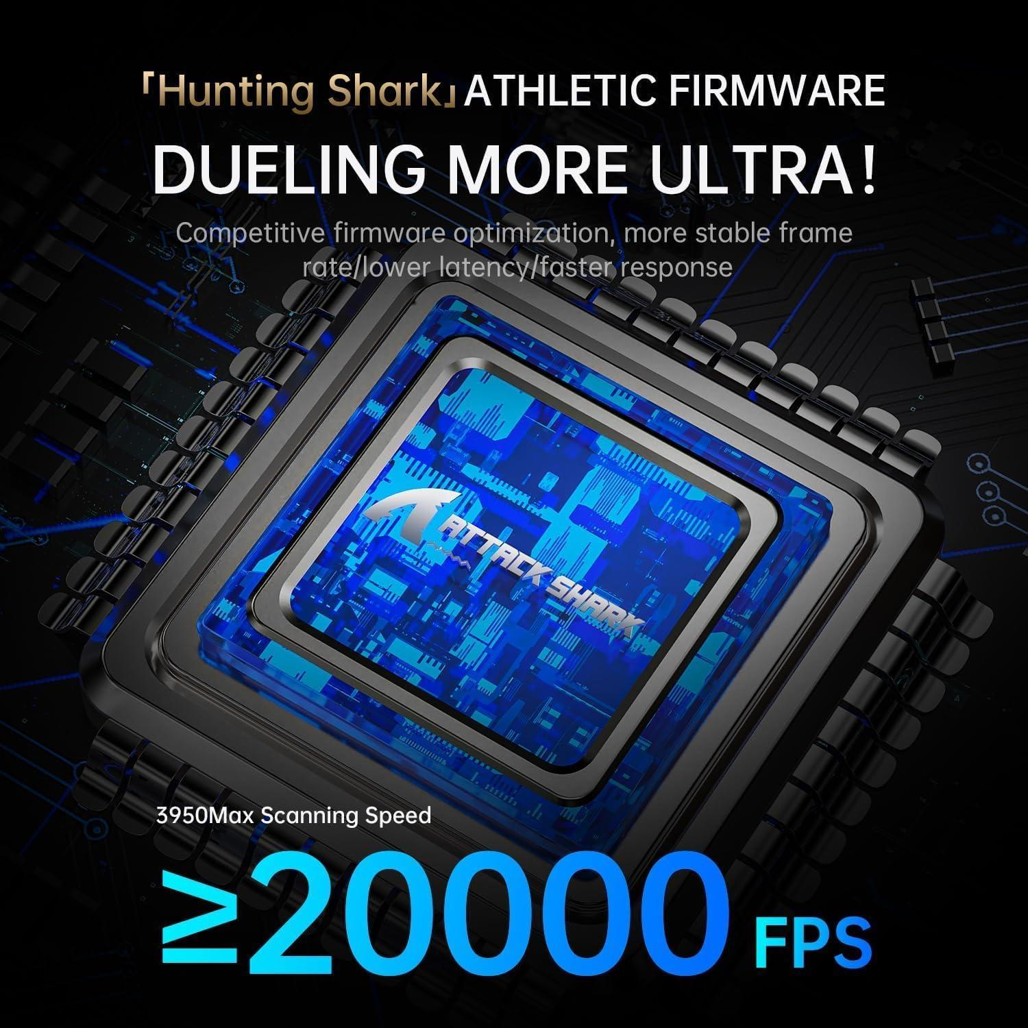Ratón Gaming Inalámbrico Attack Shark X8 Ultra 42000 DPI