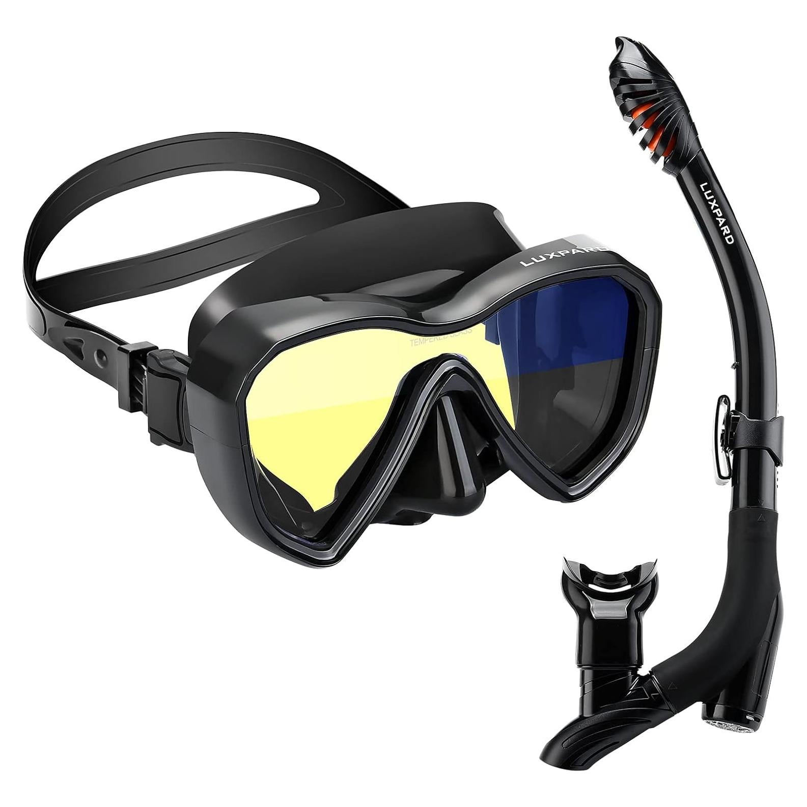 Juego de Snorkel LUXPARD con Máscara Anti-Niebla y Tubo Seco