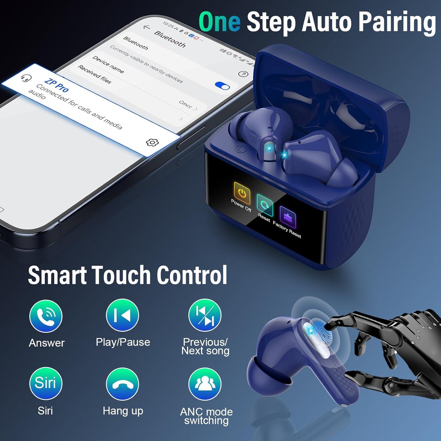 Auriculares Inalámbricos ZYHKON Z9Pro Bluetooth 5.4 IPX7 48H