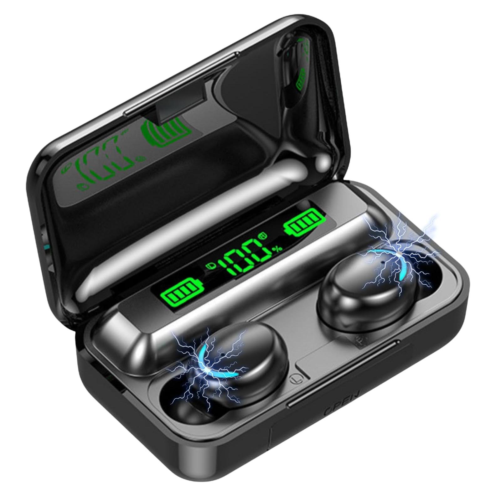 Auriculares Inalámbricos Bluetooth 5.3 F9 con Cancelación de Ruido