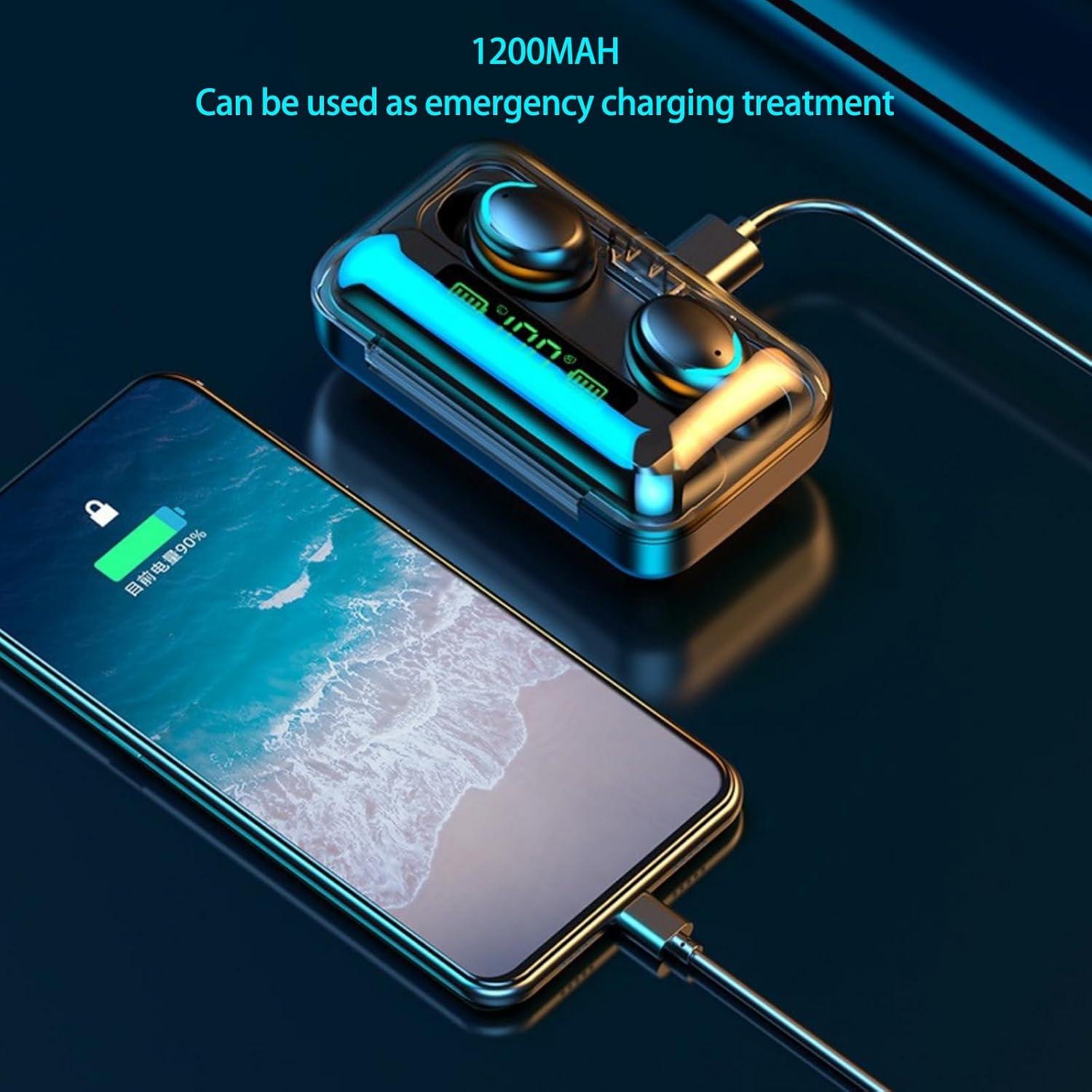 Auriculares Inalámbricos Bluetooth 5.3 F9 con Cancelación de Ruido