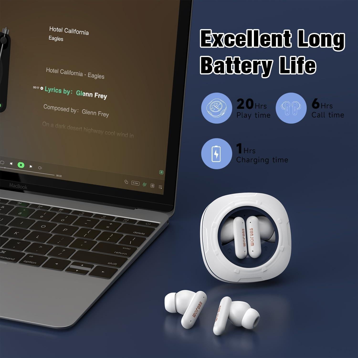 Auriculares Inalámbricos Xspace Bluetooth 5.3 con Micrófono