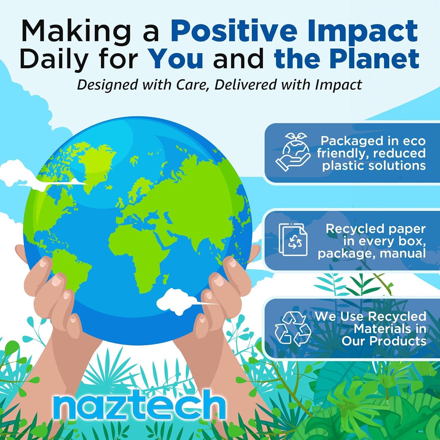 Auriculares Inalámbricos Naztech Xpods PRO - Negro, Cancelación de Ruido