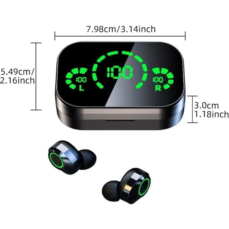 Auriculares Inalámbricos Bluetooth 5.3 YD03 con Estuche Carga