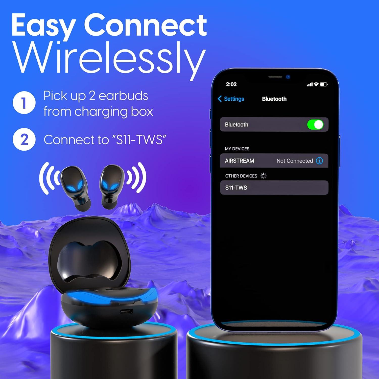 Auriculares Inalámbricos TALK WORKS 04877 BT 5.0 Cancelación Ruido