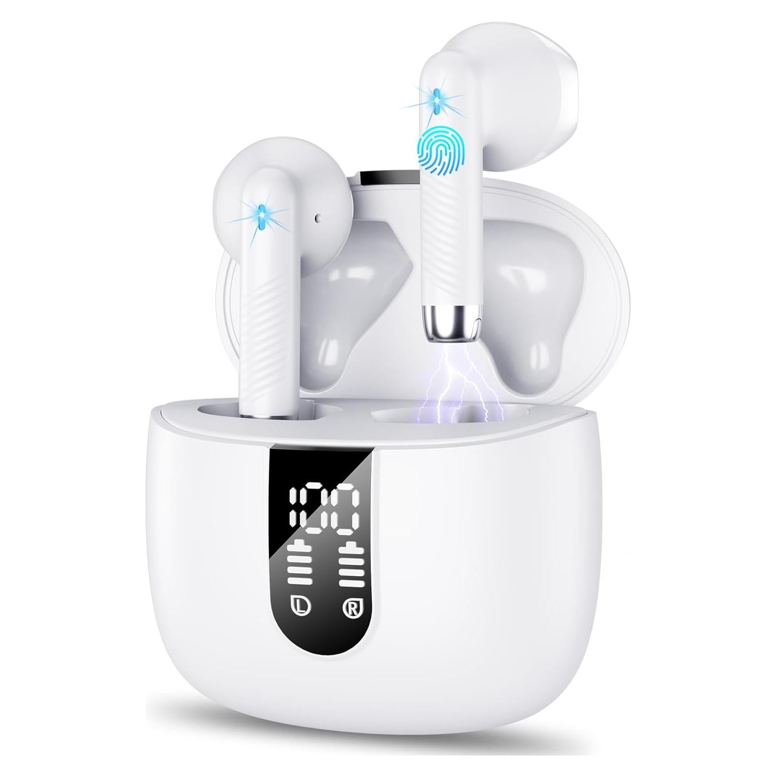 Auriculares Inalámbricos Bluetooth 5.3 Wasart J55 IP7 40H