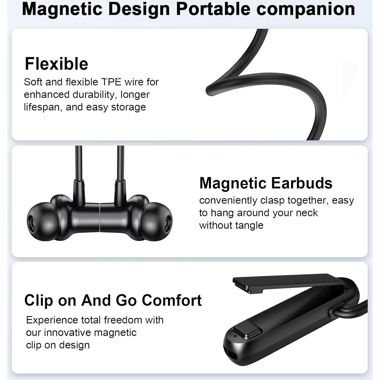 Auriculares Inalámbricos Aggoo N2 con ANC, Bluetooth 5.4, IPX7