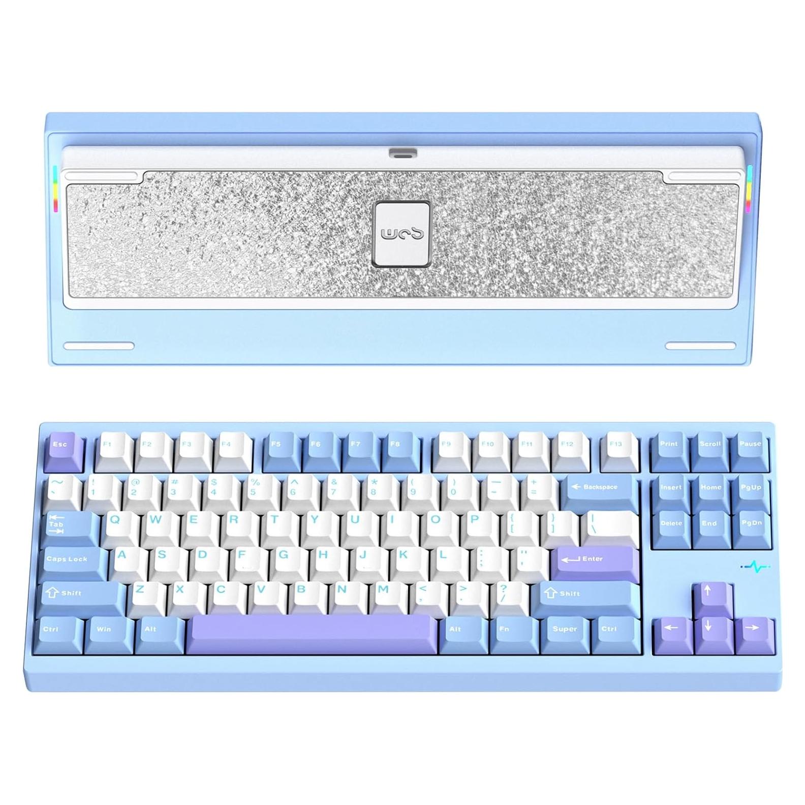 Teclado Mecánico KEEBMONKEY Pro Azul Triple Modo RGB