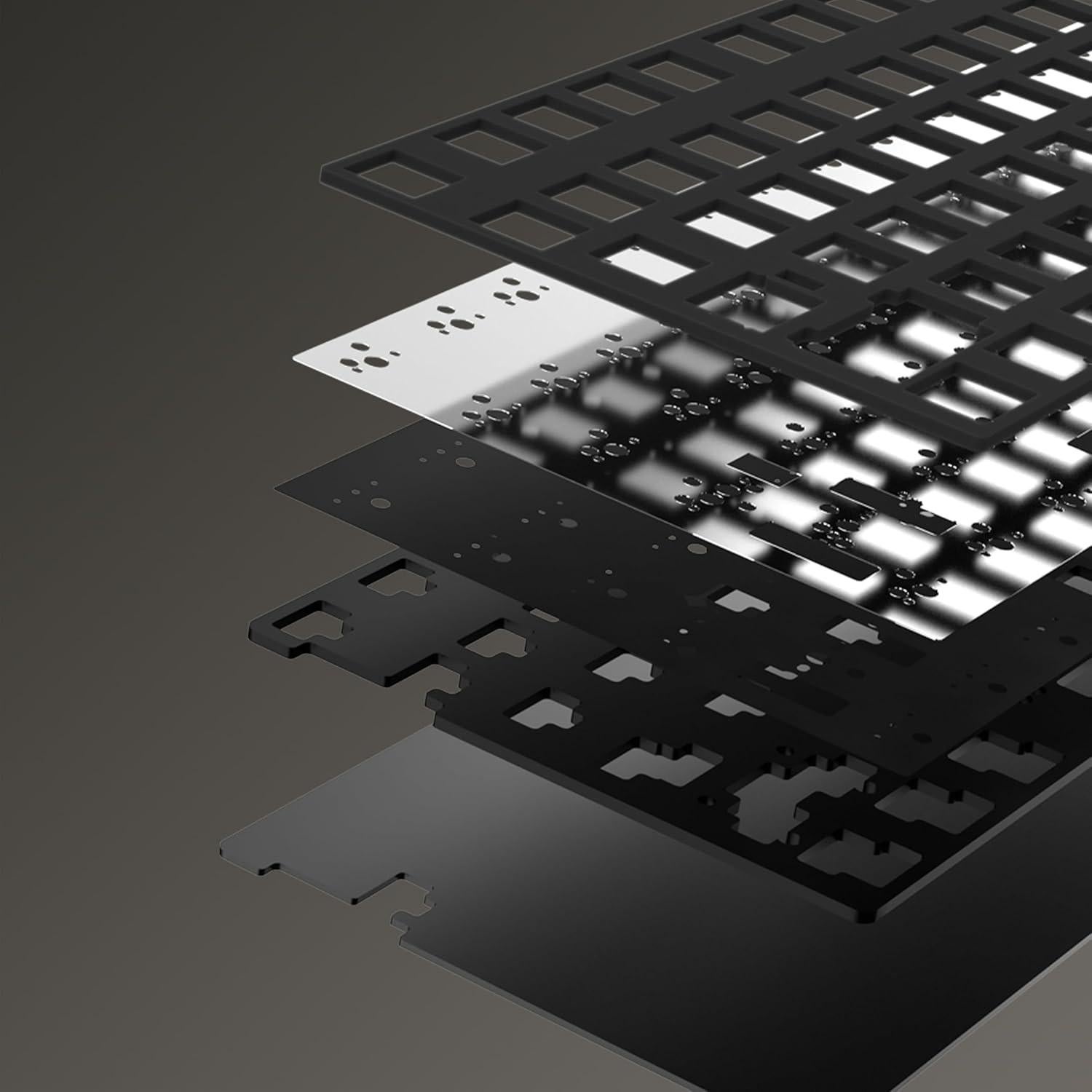 Teclado Mecánico KEEBMONKEY Pro Azul Triple Modo RGB