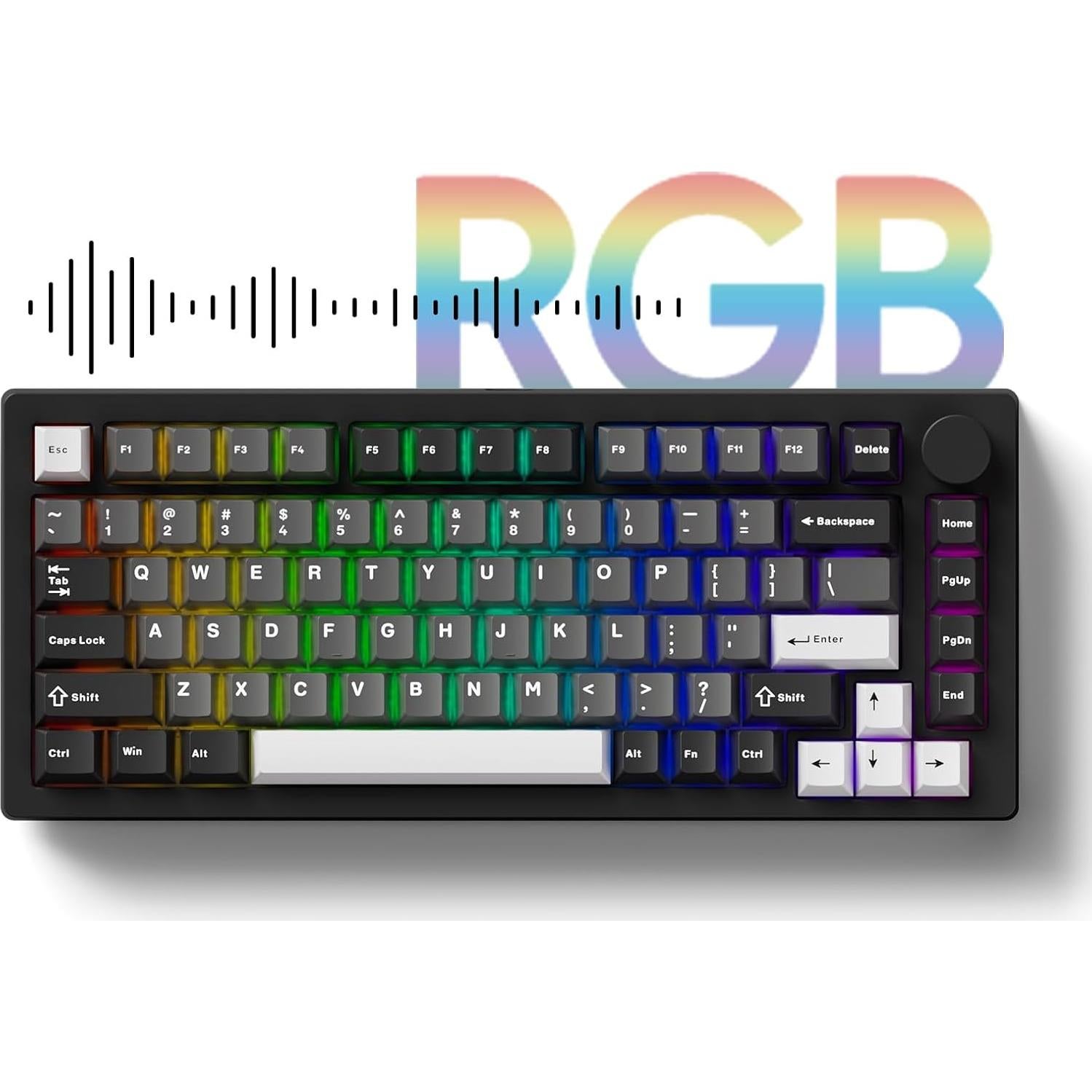 Teclado Mecánico MonsGeek M1 V5 75% Aluminio RGB 8000mAh