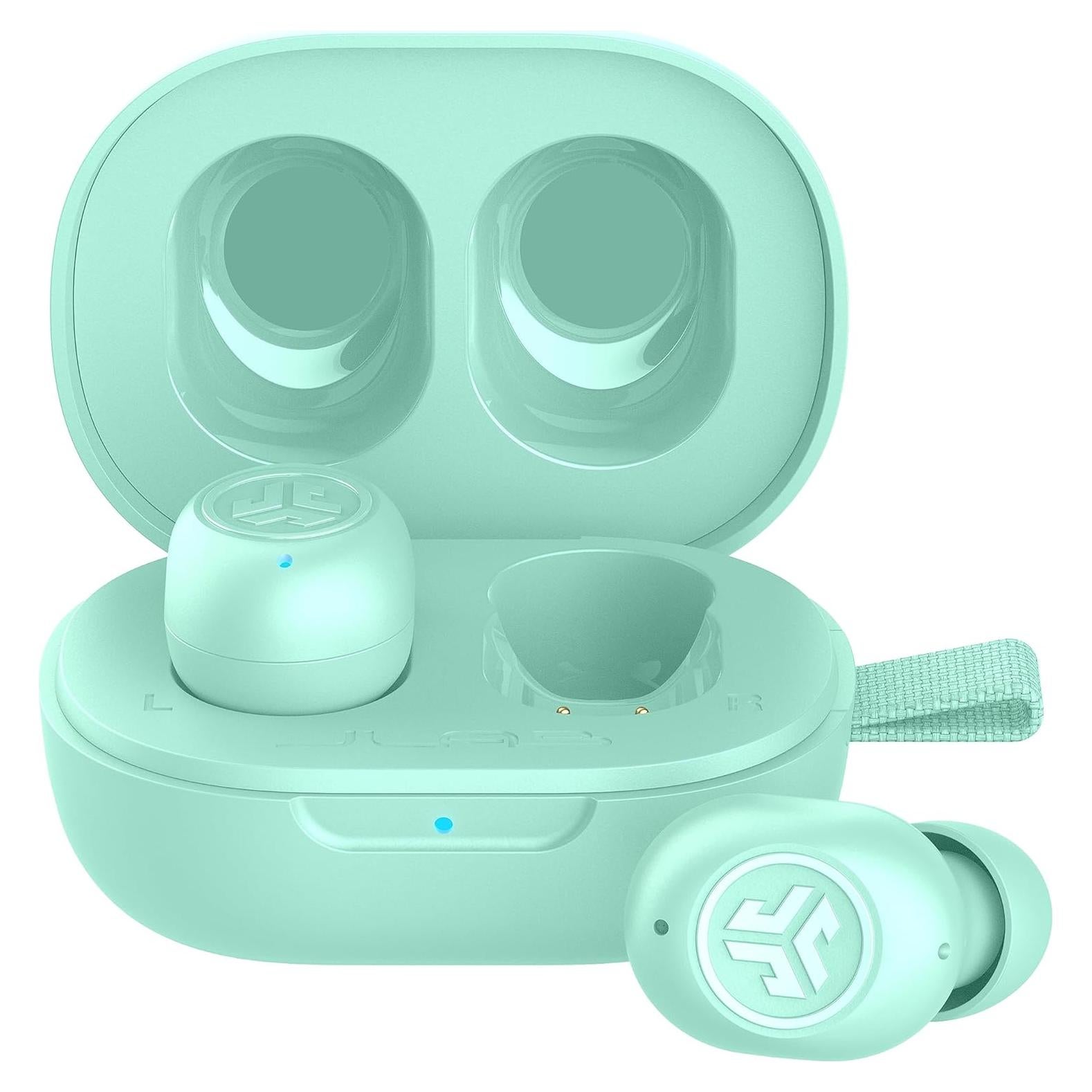 Auriculares Inalámbricos JLab JBuds Mini Menta IP55 Bluetooth 5.3