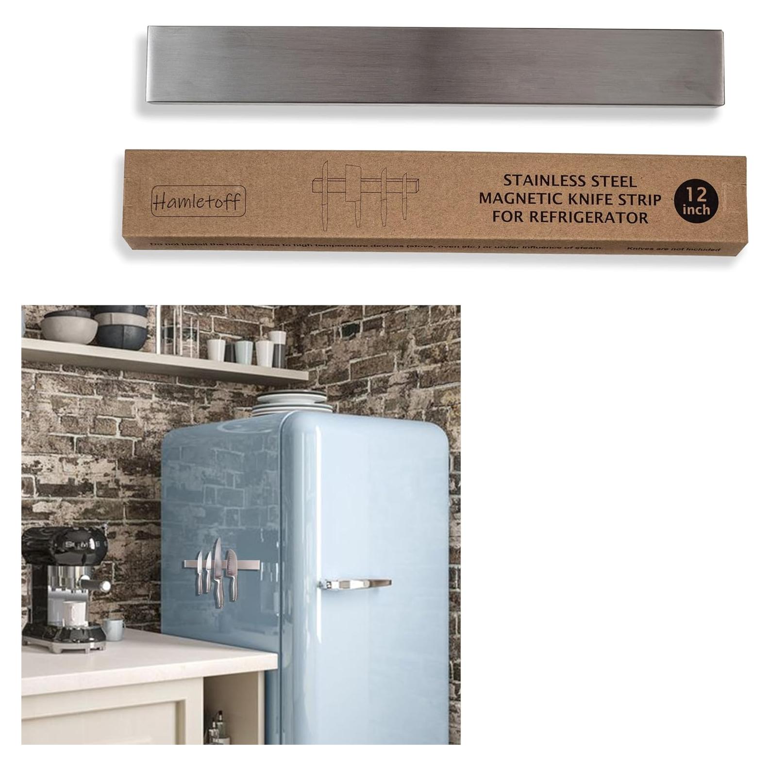 Soporte Magnético para Cuchillos Hamletoff 30.48 cm Acero Inoxidable